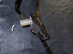 K063 Basketweave Shoulder Holster Colt 1911 & Similar Pistols with/without rails