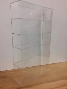 305Displays Acrylic Countertop 14"w x 4 1/4" x 24"h Display ShowCase Cabinet - Picture 1 of 3