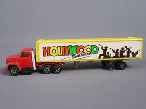 B287 Vintage Majorette 340 France Semi Remorque Ford Hollywood Boulevard 1:100 - Imagen 1 de 13