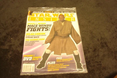 Star Wars Phantom Menace 2001 Star Wars Insider mag Mace Windu, George Lucas Foto 1 de 2
