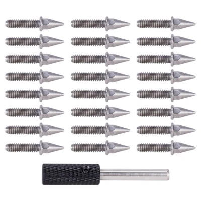 24Pcs Hex Screws Scale Spike Lug Nuts M3 Acorn Wheel Stud for 1.9 2.2 VP Wheels - Image 1 of 4