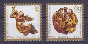 Berlin 1989 Weihnachten Mi-Nr. 858 - 859 ** postfrisch MNH - Bild 1 von 1