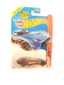 New Hot Wheels Race Blue Rrroadster Die Cast Car Scale 1:64 2013 MOC - Picture 1 of 2