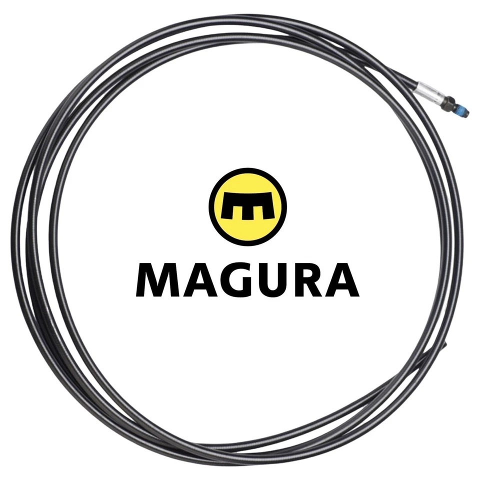 Magura MT8 MT6 MT4 Hochdruck Bremsleitung 650 mm Disc Tube 2.2 gerade schwarz - Bild 1 von 1