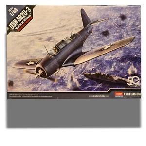 KIT MODELO ACADEMY 12324 1/48 USN SB2U-3 VINDICATOR 'BATTLE OF MIDWAY' - Imagen 1 de 4
