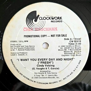ELECTRO-FUNK - CINDY VOLZING - I WANT YOU EVERY DAY AND NIGHT (FRESH) - OG PROMO - Imagen 1 de 4