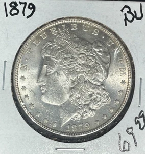 Dólar de plata Morgan 1879 ~ BU ~BONITA MONEDA~ - Imagen 1 de 2