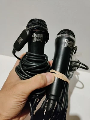 Lot of 2 OEM Guitar Hero World Tour Rock Band Microphone USB PS3 / Wii / Xbox - Image 1 of 2
