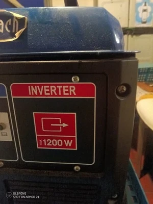 Scheppach Stromerzeuger 4 Takt Motor 1200v Inwerter Zum Gebrauch: TV Musik..230w - Bild 1 von 4