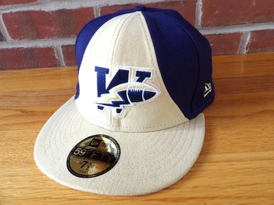 NUEVA ERA 59FIFTY CFL WINNIPEG AZUL BOMBARDEROS SOMBRERO AJUSTADO TALLA 7 1/2 Foto 1 de 4