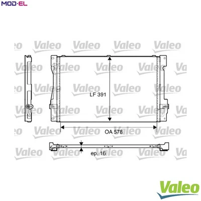 CONDENSER AIR CONDITIONING 817675 FOR VOLVO 850/Rural S80 S70 XC70/CROSS/SUV - Image 1 of 4