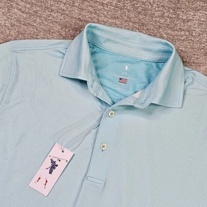  Fairway & Greene Men’s Medium Golf Polo Shirt Blue New - Picture 1 of 11