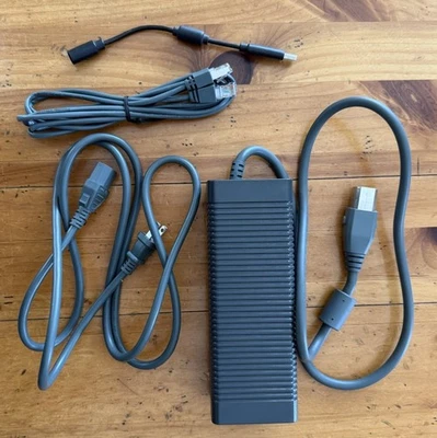 Official Microsoft Xbox 360 AC Power Supply Adapter DPSN-186EB A+WallPlug-Tested - Image 1 of 4