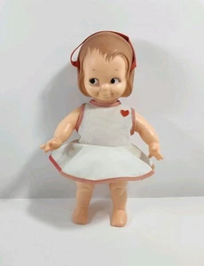 Vintage Kewpie Girl Doll 10" Cameo Marked 8 JLK Hard Plastic Moving Joints - Picture 1 of 11