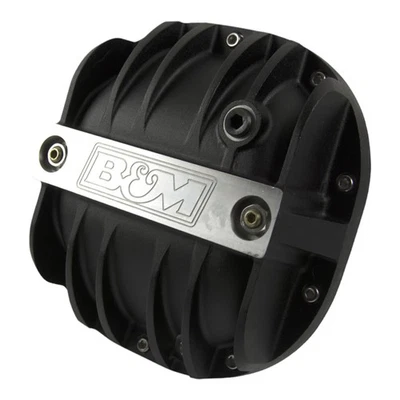 B&M 41297 Cast Aluminum Differential Cover for Ford 8.8 IN.-Black - Image 1 of 4