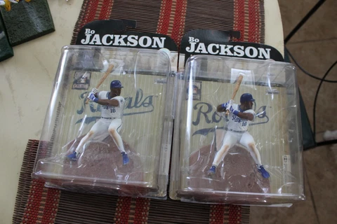 BO JACKSON, COOPERSTOWN 6, MLB, DEBUT MCFARLANE, K C ROYAS (SOLD INDIVIDUALLY) Cover