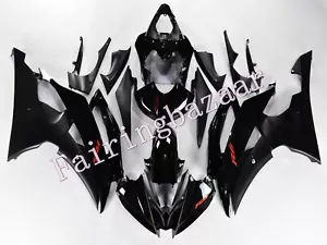 Kit de carenado de carrocería de inyección ABS negro mate brillante adecuado para YZF R6 2008-2016 - Imagen 1 de 7