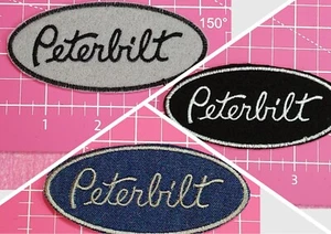 Peterbilt logo Patch Iron-On Peterbilt logo patch Embroidered Patch - Picture 1 of 8