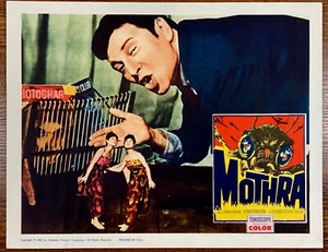 MOTHRA Original Movie Lobby Card Poster 1961 Toho Kaiju Monster Sci-Fi Godzilla - Picture 1 of 6