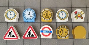 Lego Duplo 2x1 Printed Bricks Building Blocks Signs Gold Coins lot of 10 - Picture 1 of 1
