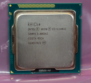 INTEL QUAD CORE XEON CPU E3-1240V2 1240 V2 3.4Ghz SR0P5 (LGA 1155) - Picture 1 of 2