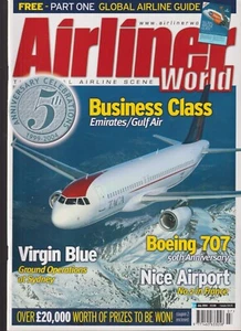 AIRLINER WORLD 07 2004 EMIRATES GULF AIR / BOEING 707 / VIRGIN BLUE / NICE AIRPORT - Bild 1 von 3