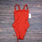 Good American New Small Size 1 Red Sculpt Corset One Piece Swimsuit Swim Beach
