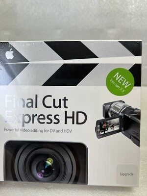 New Apple Final Cut Express HD Upgrade MA264Z/A VERSION 3.5 Software - Image 1 of 4