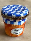 LIMOGES BOX - Confiture D’orange Jar of Orange Jam Marque Deposee PEINT MAIN