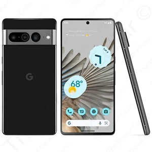 Google Pixel 7 Pro Unlocked GA03459-US 6.7" 512GB 50MP NFC 5G LTE Obsidian Black - Afbeelding 1 van 4