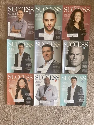 Lot Of 9 - Success Magazine - 2017 Foto 1 de 4