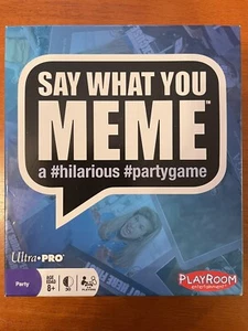 Say What You Meme Ultra Pro Hilarious Party Board Game Playroom Entertainment - Picture 1 of 6