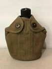 Vintage Original WWII WW2 US Military Army Canteen With 1943 Dated Cover