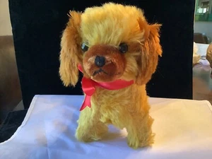 Vintage Stuffed 1950s dog toy Pekinese puppy - Picture 1 of 15