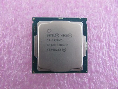 Intel Xeon E3-1220V6 SR329 3.00GHz 8MB LGA1151 Quad-Core 8 GT/s CPU Processor - Image 1 of 3