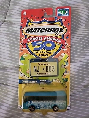 Matchbox Across America 50th Birthday Series New Jersey Ikarus Coach  V45 B1 - Image 1 of 3