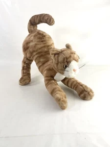 TY Classic Stretch Tabby Cat 1999 Plush Ginger Striped Retired Collectible - Picture 1 of 24