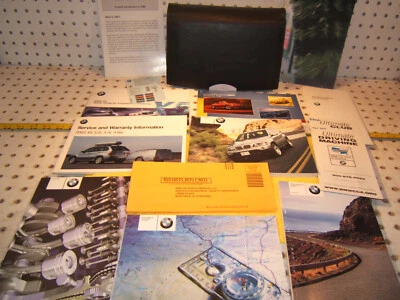 BMW 2003 E53 X5 владельца подлинный 1 набор из 12 руководств / бумаги и черный BMW 1 чехол - Изображение 1 из 4