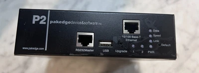 Pakedge P2E 2-Outlet Intelligent Power Distribution Unit. Used, black. - Image 1 of 3