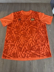 PSV EINDHOVEN TRAINING T-SHIRT WARM UP - SHOCKING ORANGE Fits Medium Mens Umbro - Picture 1 of 10