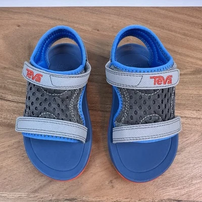 New Little Kids Teva Psyclone XLT 1019538 Blue Outdoor Sandals Shoes Size 7 C - Image 1 of 4