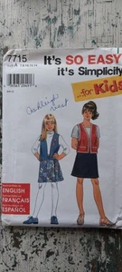 Simplicity It's So Easy Sewing Patterns For Kids - Picture 1 of 4