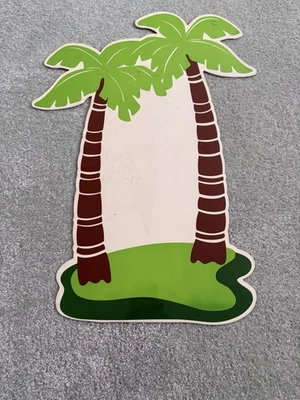 Magnetic Wall Board Sign Or Dry Eraser Board Sign, With Palm Trees - Image 1 of 3