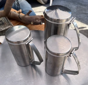 Kännchen 2x 35/70cl ABS Auer Besteck DDR Petroff-Bohne Interhotel Geschirr RH - Bild 1 von 3