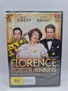 Florence Foster Jenkins (DVD, 2016) Brand New & Sealed - Free Shipping #110 - Picture 1 of 2