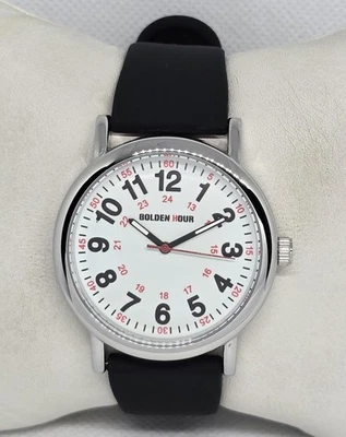Relógio feminino Golden Hour impermeável enfermeira profissionais médicos estudantes 12 - Imagem 1 de 4