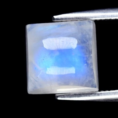 💎 2.46ct Square Cabochon Natural Rainbow With Luster Moonstone - Africa Gem - Image 1 of 4