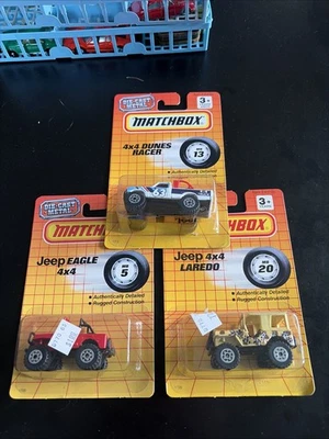 Matchbox Diecast Off Road Lot Of 3 Jeep And Truck - Image 1 of 4