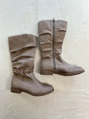 Crown 复古鞋灰色 Sued 靴子女式 5M — 第 1/4 张图片