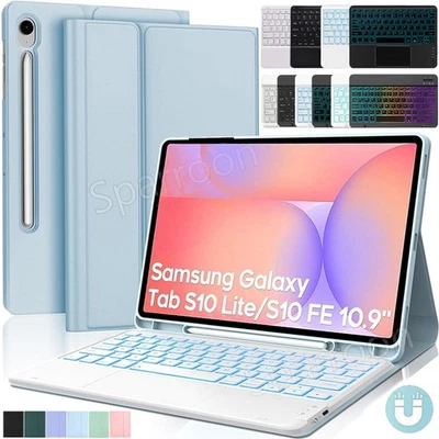 SPARROON Keyboard Case Cover For Samsung Galaxy Tab S10 Lite/S10 FE 10.9 inch 2025 Tablet